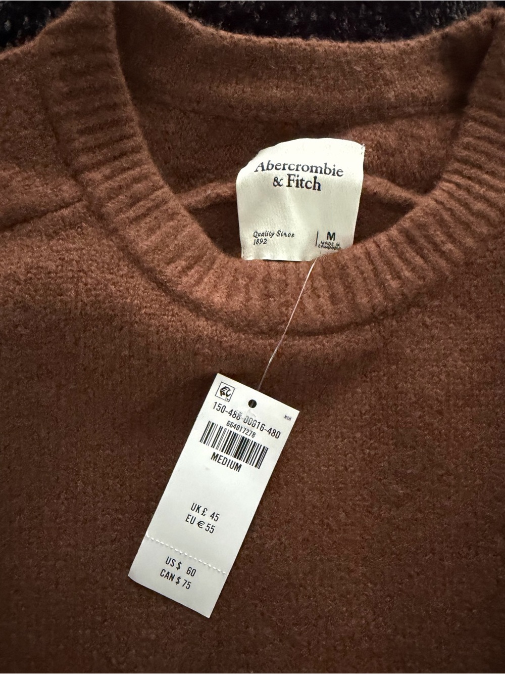 Abercrombie & Fitch women’s Brown Crewneck Sweater - Medium